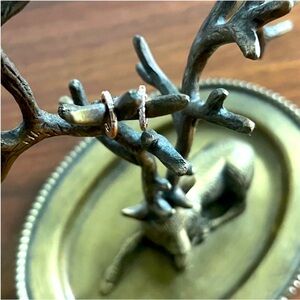 Rose gold diamond earrings